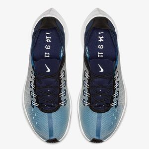 Nike EXP-X14 Mountain Blue React Flywire Running Shoes Men's Size 12